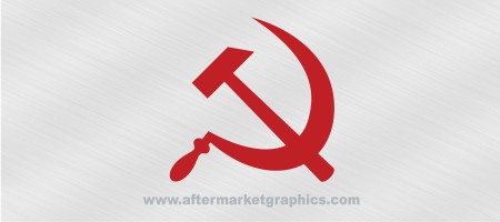 Communism Hammer Sickle Decal